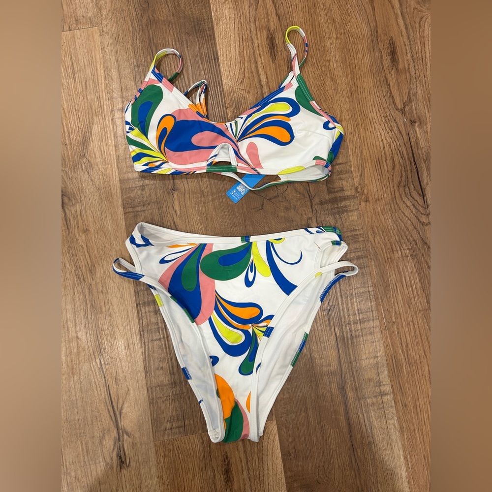Colorful Swirl Bikini Set